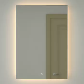 Зеркало Defesto Glow DF 2519S 70х100 с LED-подсветкой, 3000 K, сенсорный выключатель