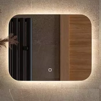 Зеркало Defesto Opti DF 2801SH 50х40 с LED-подсветкой, 4500К, сенсорный выключатель