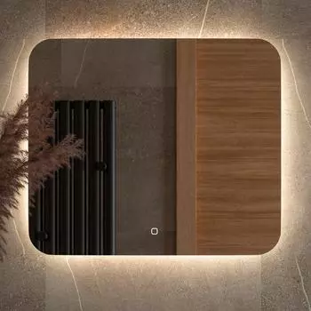 Зеркало Defesto Opti DF 2806SH 70х60 с LED-подсветкой, 4500К, сенсорный выключатель