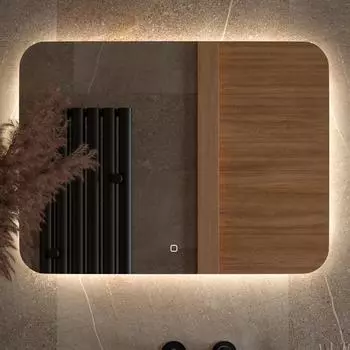 Зеркало Defesto Opti DF 2807SH 80х60 с LED-подсветкой, 4500К, сенсорный выключатель