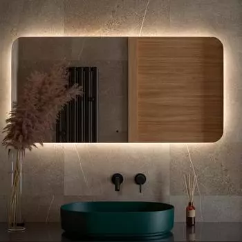 Зеркало Defesto Opti DF 2808RH 120х60 с LED-подсветкой, 4500К, инфракрасный выключатель