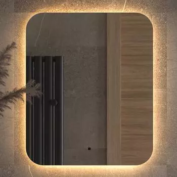 Зеркало Defesto Opti DF 2813R 50х60 с LED-подсветкой, 3000К, инфракрасный выключатель