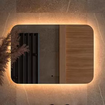 Зеркало Defesto Opti DF 2814RH 70х50 с LED-подсветкой, 3000К, инфракрасный выключатель