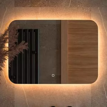 Зеркало Defesto Opti DF 2814SH 70х50 с LED-подсветкой, 3000К, сенсорный выключатель