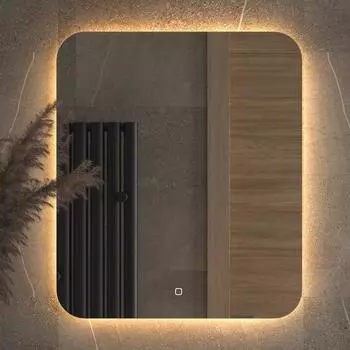 Зеркало Defesto Opti DF 2816S 60х70 с LED-подсветкой, 3000К, сенсорный выключатель