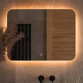 Зеркало Defesto Opti DF 2817SH 80х60 с LED-подсветкой, 3000К, сенсорный выключатель