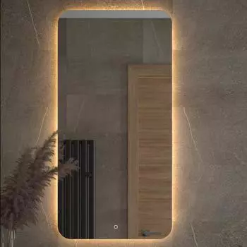 Зеркало Defesto Opti DF 2818S 60х120 с LED-подсветкой, 3000К, сенсорный выключатель