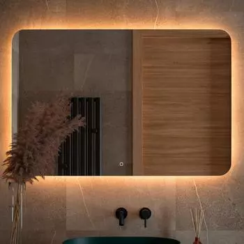 Зеркало Defesto Opti DF 2820SH 120х80 с LED-подсветкой, 3000К, сенсорный выключатель