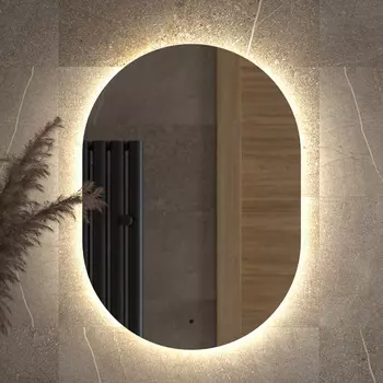 Зеркало Defesto Opti DF 2903R 50x70, с нейтральной подсветкой, инфракрасный выключатель