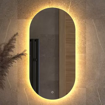 Зеркало Defesto Opti DF 2912S 40x80, с теплой подсветкой, сенсорный выключатель