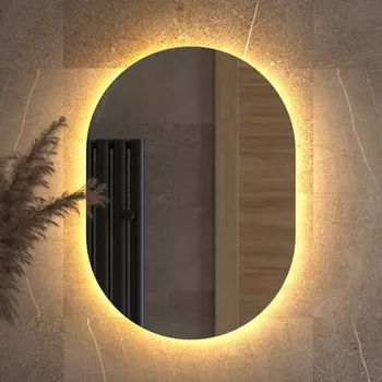 Зеркало Defesto Opti DF 2913 50x70, с теплой подсветкой, без выключателя