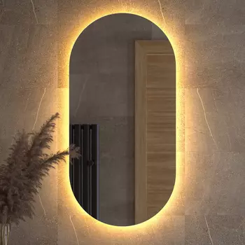 Зеркало Defesto Opti DF 2914 50x100, с теплой подсветкой, без выключателя