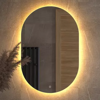 Зеркало Defesto Opti DF 2915S 60x90, с теплой подсветкой, сенсорный выключатель