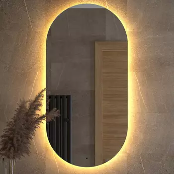 Зеркало Defesto Opti DF 2916R 60x120, с теплой подсветкой, инфракрасный выключатель