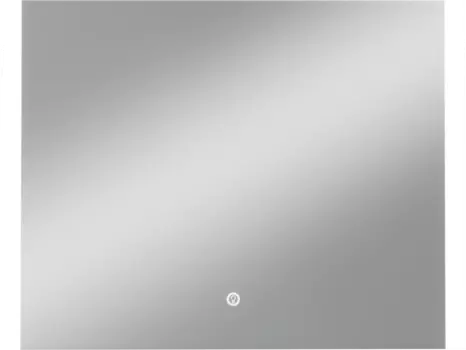 Зеркало DIWO Краснодар 80x60 см, c подсветкой в ванную, с регулировкой яркости подсветки, влагозащитное, сенсорное