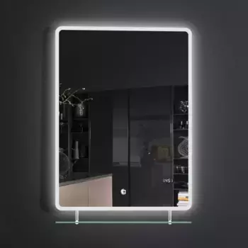 Зеркало Esbano 60х80 с подсветкой и полкой (ESMI2073HDSA)