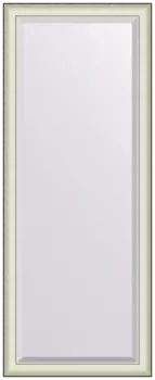 Зеркало Evoform Definite Floor BY 6191 79х200 белая кожа с хромом, с фацетом, в багетной раме, напольное