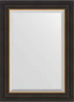 Зеркало Evoform Exclusive BY 3923 54x74 черное дерево с золотом