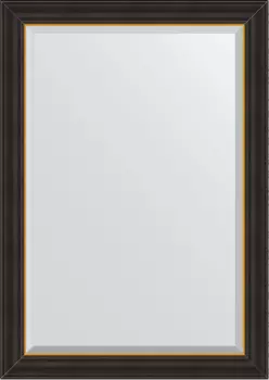 Зеркало Evoform Exclusive BY 3926 74x104 черное дерево с золотом