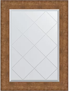 Зеркало Evoform Exclusive-G BY 4555 67x89 медная кольчуга, в багетной раме, с гравировкой
