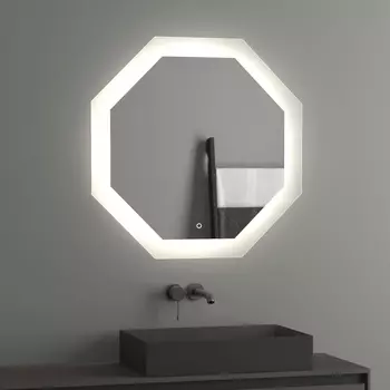 Зеркало Evoform Ledshine BY 2605 80х80 с подсветкой