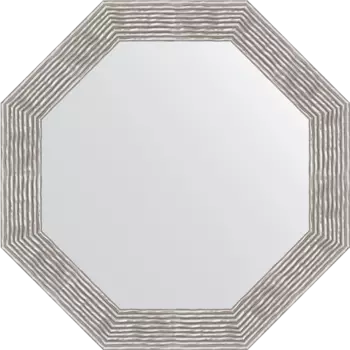 Зеркало Evoform Octagon BY 3810 77x77 волна хром