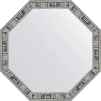 Зеркало Evoform Octagon BY 7413 59х59 состаренное дерево, в багетной раме