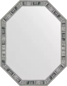 Зеркало Evoform Octagon BY 7416 54х69 состаренное дерево, в багетной раме