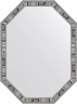 Зеркало Evoform Octagon BY 7417 59х79 состаренное дерево, в багетной раме