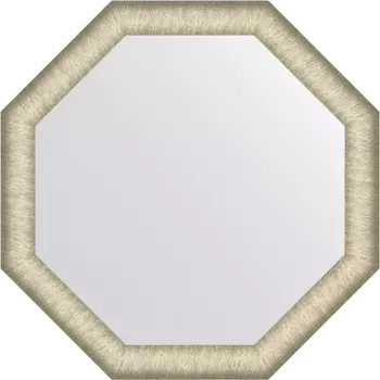 Зеркало Evoform Octagon BY 7429 65х65 брашированное серебро, в багетной раме