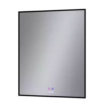 Зеркало Grossman Pragma-норма Black 80 с подсветкой, с антизапотевателем