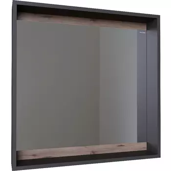 Зеркало Grossman Смарт 70 графит, с полкой