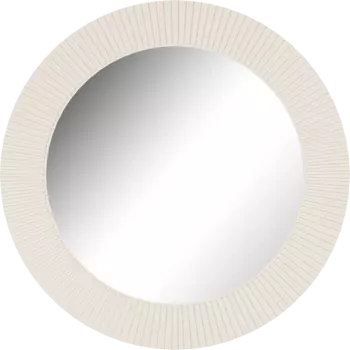 Зеркало круглое Belinza Calvin 80 бежевое