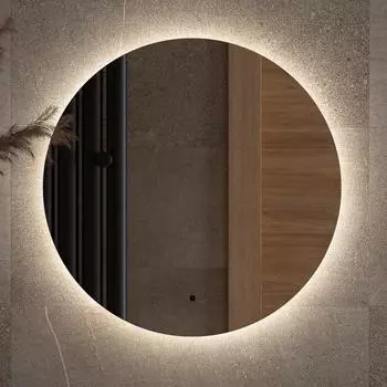 Зеркало круглое Defesto Opti DF 2843R 60 с LED-подсветкой, 4500К, инфракрасный выключатель