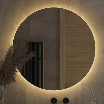 Зеркало круглое Defesto Opti DF 2856 90 с LED-подсветкой, 3000К