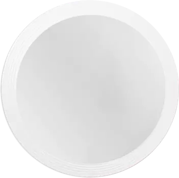 Зеркало круглое La Fenice Terra 65 белое матовое