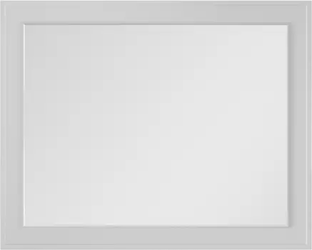Зеркало La Fenice Cubo 80х60, белое матовое