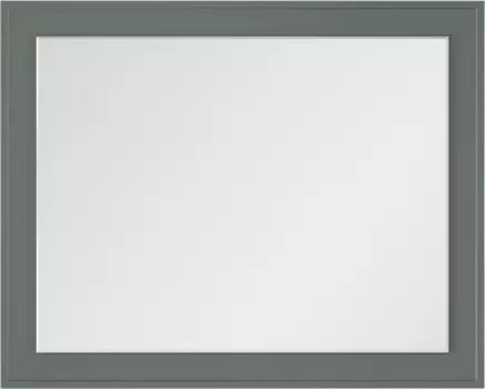 Зеркало La Fenice Cubo 80х60, серое матовое