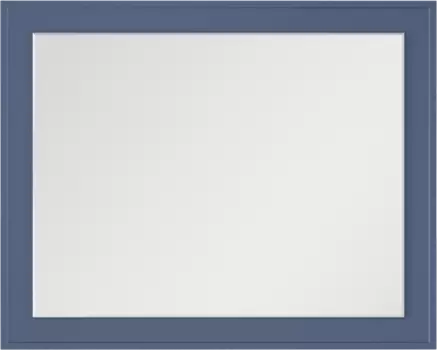 Зеркало La Fenice Cubo 80х60, синее матовое