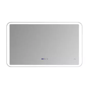 Зеркало Melana 100х70 с подсветкой подогревом и часами