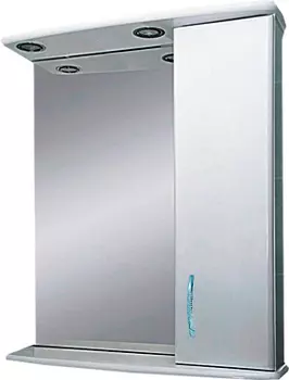 Зеркало-шкаф Misty Астра 60 правый белый, с подсветкой