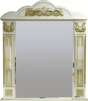 Зеркало Misty Барокко 80 бежевое, патина
