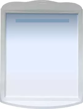 Зеркало Misty Дайна 85 белое, с подсветкой