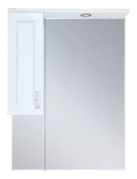 Зеркало Misty Дива 65 L c подсветкой, белое