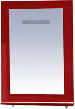Зеркало Misty Европа 60 красное, с подсветкой