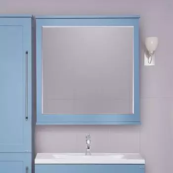 Зеркало Misty Марта 80 голубое матовое