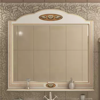 Зеркало Misty Roma 120 бежевая патина