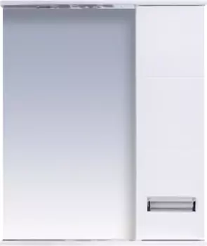 Зеркало-шкаф Misty Селена 60 правый белый, с подсветкой