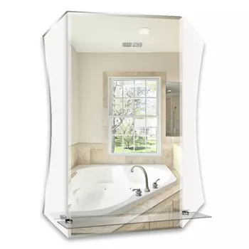 Зеркало MIXLINE Тоскана 580*750 с полкой (537409)