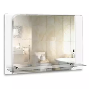 Зеркало MIXLINE Венеция 740*500 ШВ с полкой (537410)